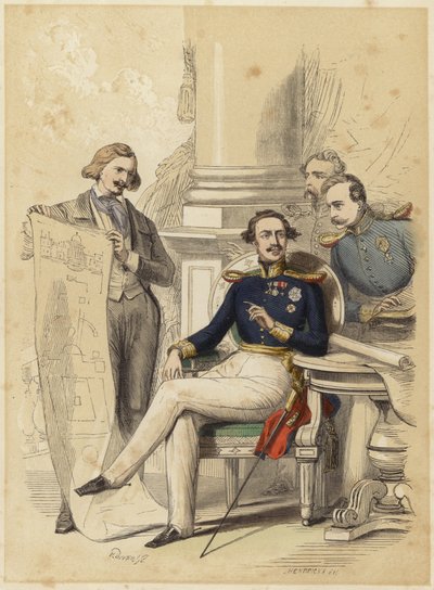 Porträt von König Ludwig II. von Bayern von English School
