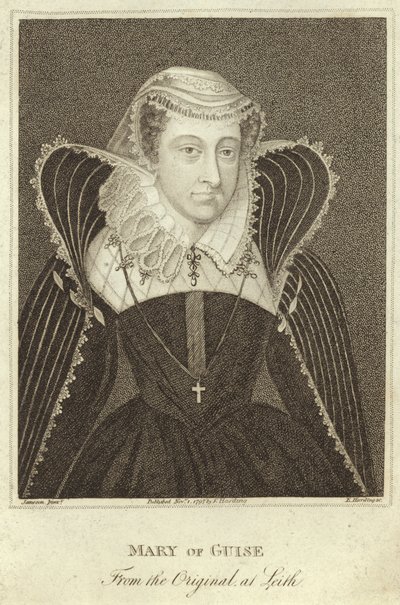 Porträt von Maria Stuart, Königin von Schottland von English School