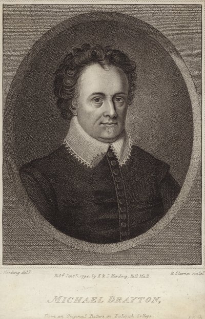 Porträt von Michael Drayton von English School