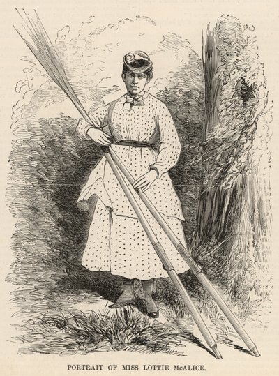 Porträt von Miss Lottie McAlice von English School