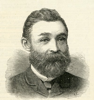 Porträt von Mr. R. Urwin, Sekretär der Tyne Improvement Commissioners, 1884 von English School