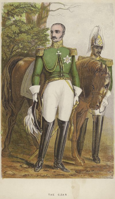 Porträt von Nikolaus I. von Russland von English School