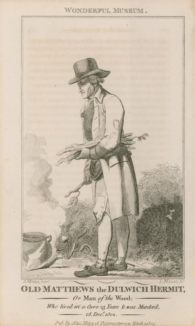 Porträt von Old Matthews von English School