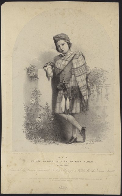 Porträt von Prinz Arthur von English School