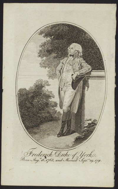 Porträt von Prinz Friedrich, Herzog von York und Albany von English School