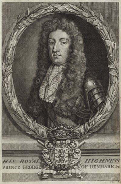 Porträt von Prinz Georg von Dänemark von English School