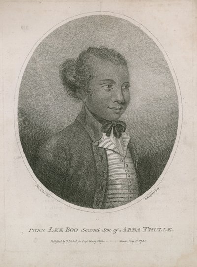 Porträt von Prinz Lee Boo von Palau von English School