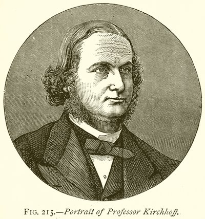 Porträt von Professor Kirchhoff von English School