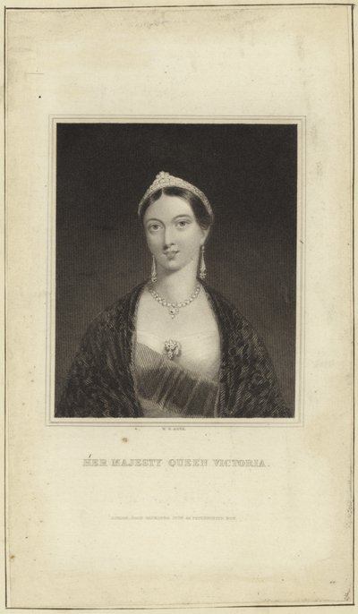 Porträt von Königin Victoria von English School