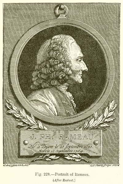 Porträt von Rameau von English School
