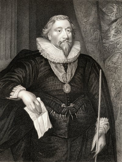 Porträt von Richard Weston, aus Lodges British Portraits, 1823 von English School