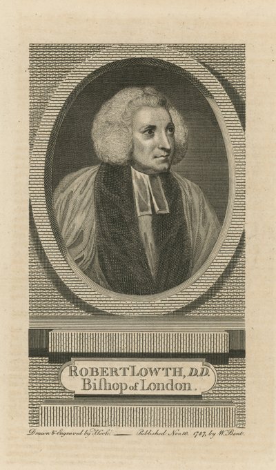 Porträt von Robert Lowth von English School