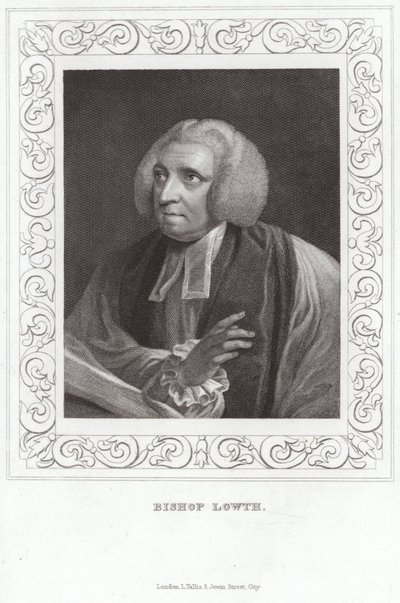 Porträt von Robert Lowth, Bischof von London von English School