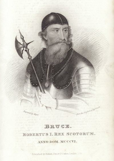 Porträt von Robert the Bruce von English School