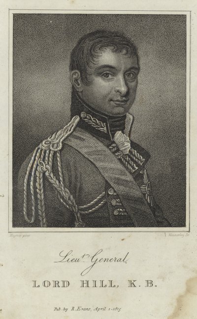 Porträt von Rowland Hill, Viscount Hill von Almaraz von English School