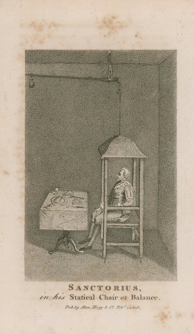 Porträt von Sanctorius von English School