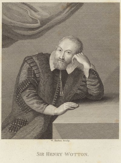 Porträt von Sir Henry Wotton von English School