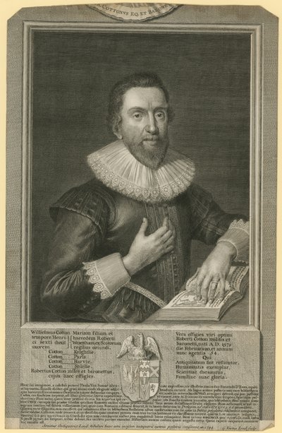 Porträt von Sir Robert Cotton von English School