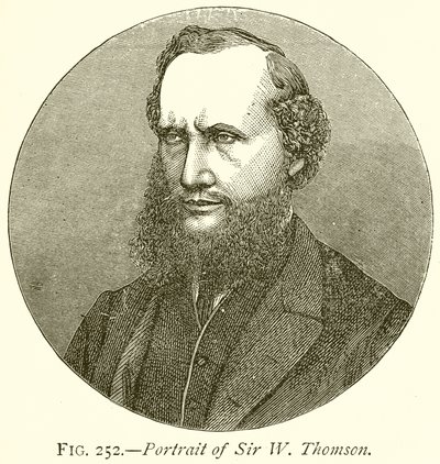 Porträt von Sir W. Thomson von English School