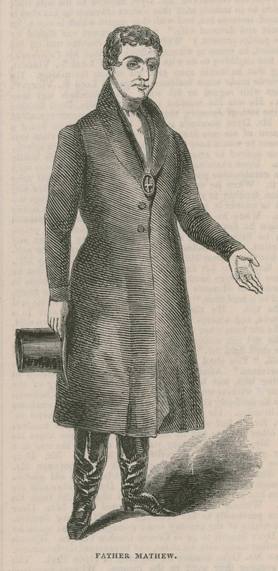 Porträt von Theobald Mathew von English School