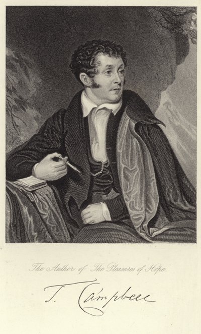 Porträt von Thomas Campbell von English School
