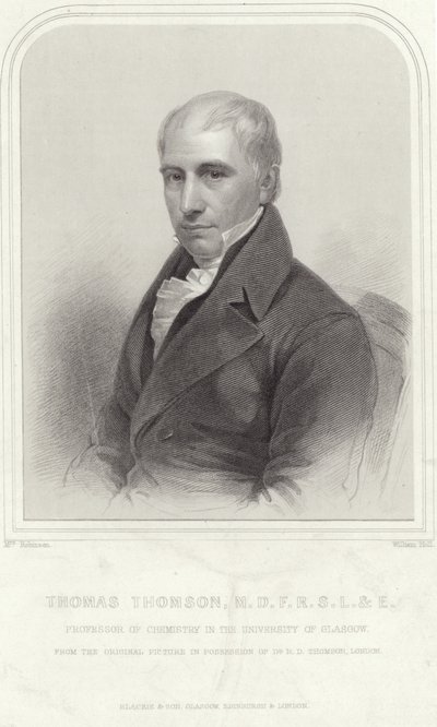 Porträt von Thomas Thomson von English School