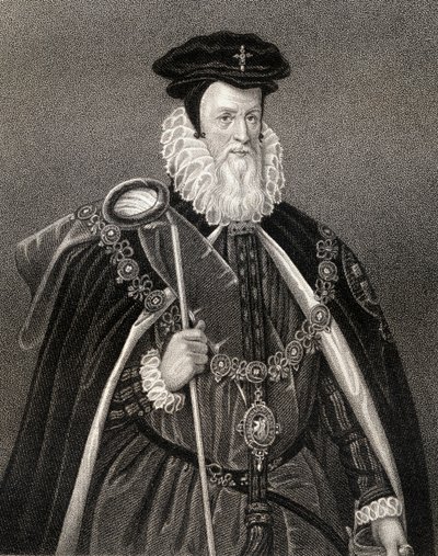 Porträt von William Cecil, Lord Burghley, aus 