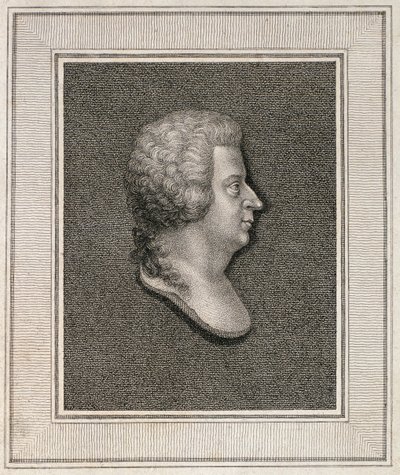 Porträt von Wolfgang Amadeus Mozart (1756-91), veröffentlicht 1814 von English School