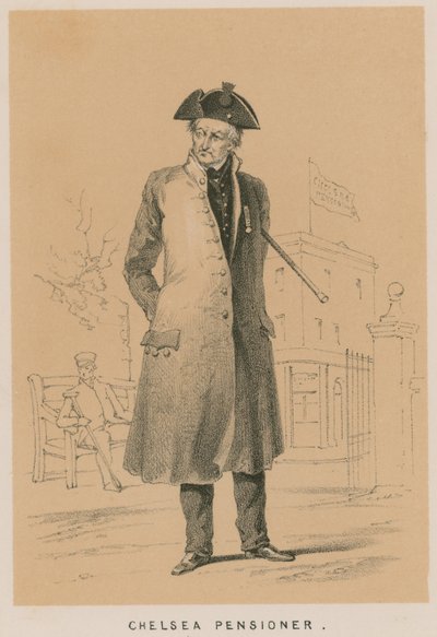 Porträt eines Chelsea-Pensionärs von English School