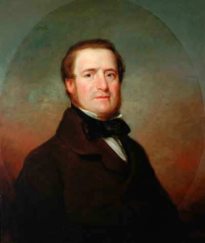 Porträt eines Mannes (möglicherweise ein Mitglied der Familie Butterfield) von English School