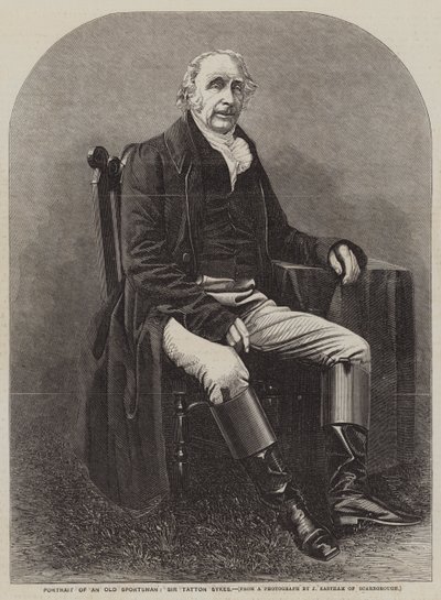 Porträt eines alten Sportsmanns, Sir Tatton Sykes von English School