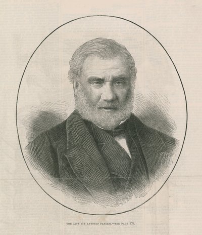 Porträt des verstorbenen Sir Antonio Panizzi von English School