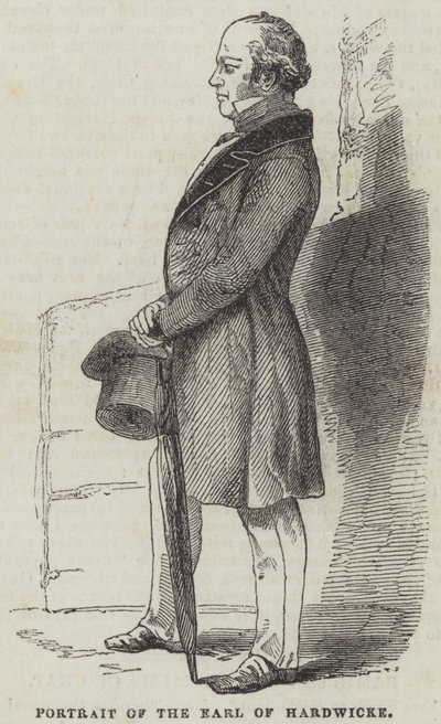 Porträt des Earl of Hardwicke von English School