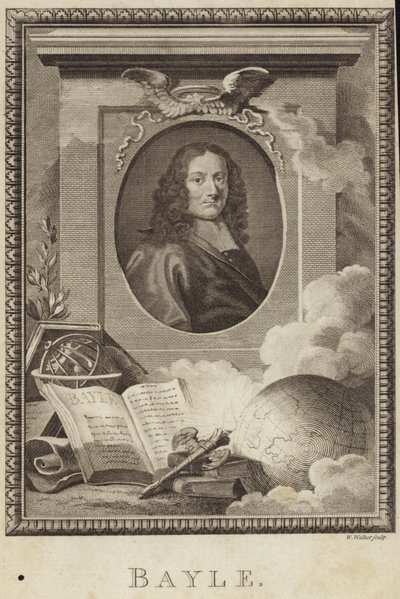 Porträts von Pierre Bayle von English School