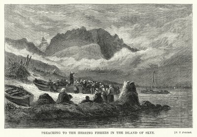 Predigt an die Heringsfischer auf der Insel Skye von English School