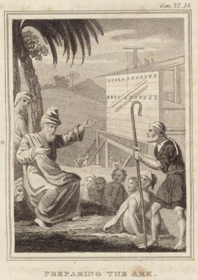 Vorbereitung der Arche von English School