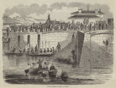 Prinz Albert landet in Dover von English School