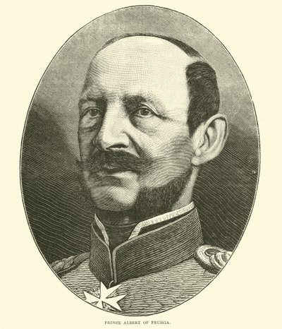 Prinz Albert von Preußen, Oktober 1870 von English School