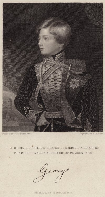 Prinz Georg-Friedrich-Alexander-Karl-Ernst-Augustus von Cumberland von English School