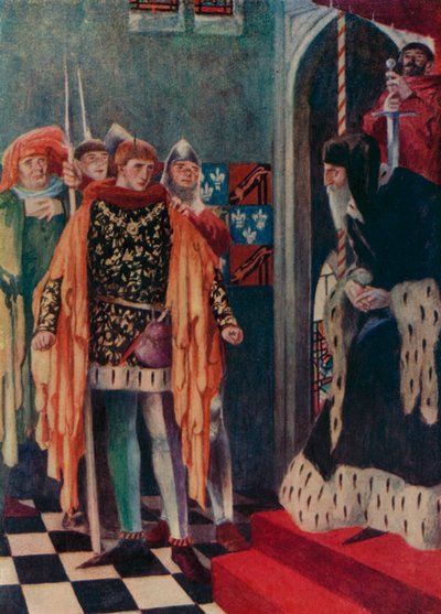Prinz Heinrich und Richter Gascoigne von English School
