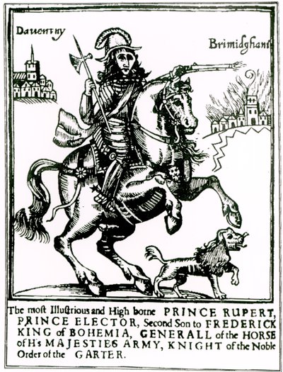 Prinz Rupert zu Pferd von English School