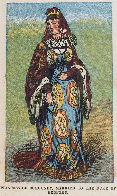 Prinzessin von Burgund, verheiratet mit dem Herzog von Bedford von English School