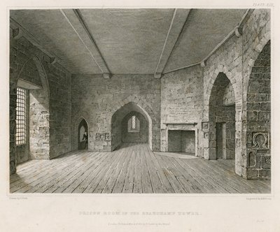 Gefängnisraum im Beauchamp-Turm von English School
