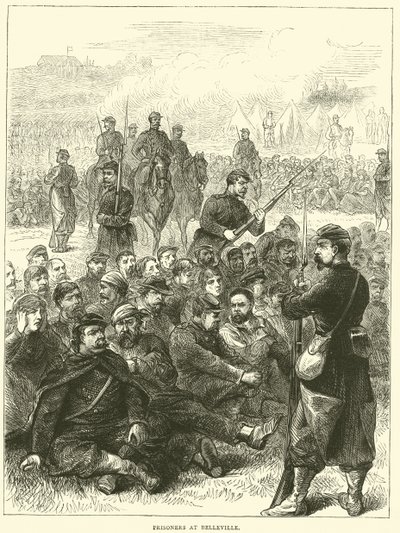Gefangene in Belleville, Mai 1871 von English School