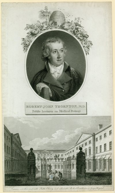 Professor John Thornton, öffentlicher Dozent für medizinische Botanik von English School