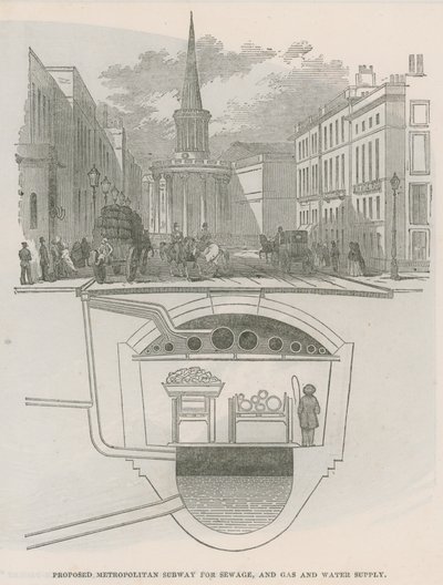 Vorgeschlagene U-Bahn der Metropole von English School
