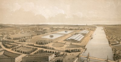 Vorgeschlagener Standort für den Kristallpalast im Battersea Park von English School