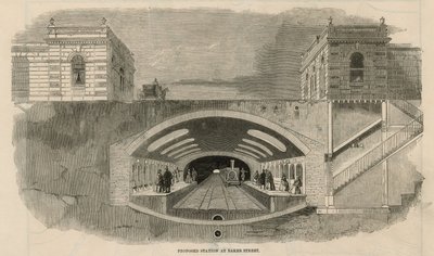 Vorgeschlagener Bahnhof an der Baker Street von English School
