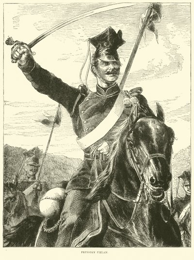 Preußischer Ulan, Juli 1870 von English School