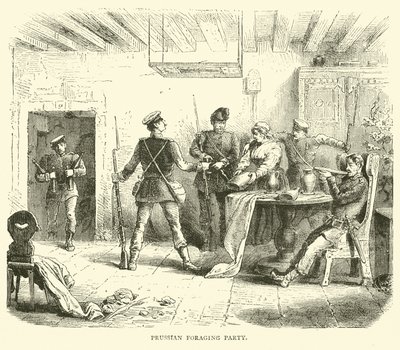Preußische Plünderer, März 1871 von English School